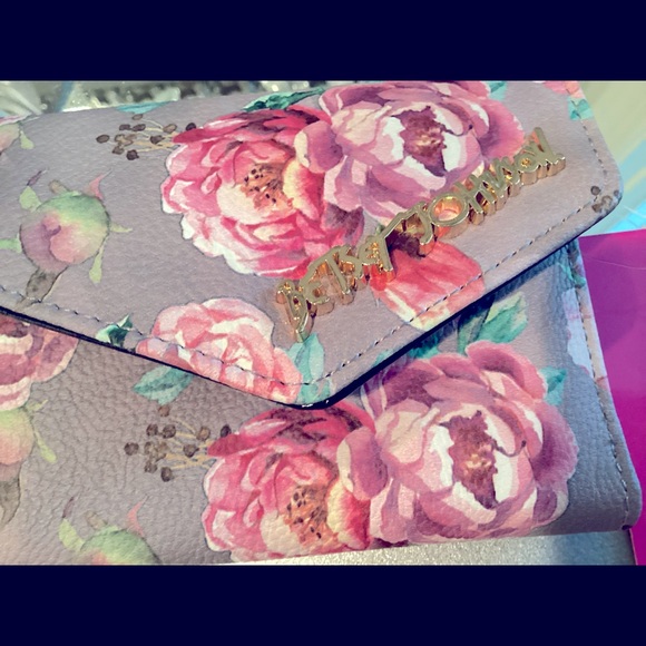 Betsey Johnson Handbags - Beautiful Betsy Johnson floral rose wallet beautiful colors !